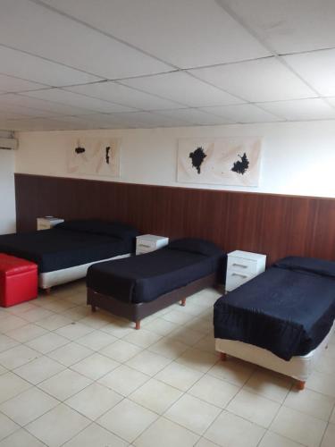 3 twin beds