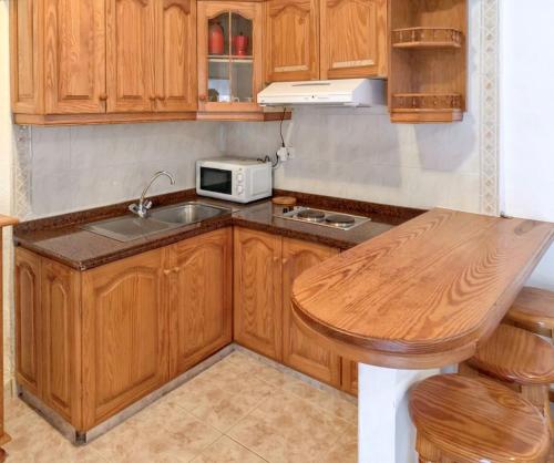 廚房, Exceptional Studio in Frontera | 25 sq.m. | Terrace in 弗龍特拉