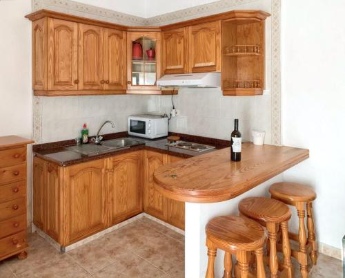 廚房, Exceptional Studio in Frontera | 25 sq.m. | Terrace in 弗龍特拉