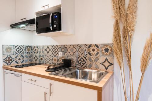 廚房, - Apparts nets à prix honnête - (- Apparts nets a prix honnete -) in 布雷斯特市中心