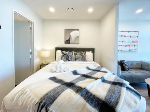 Chic & Comfy 1 Bed Studio vs Gym Pool & Sauna In CBD Near Skytower, Auckland (Foto 4)