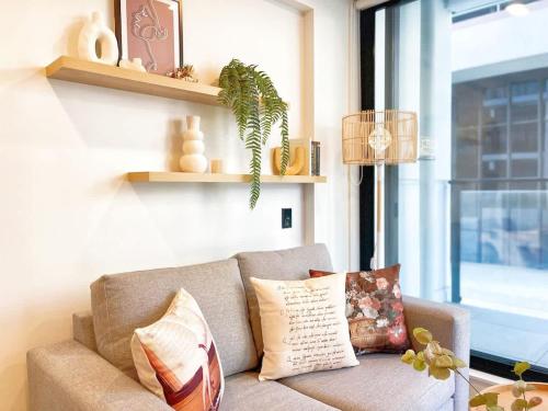 Serene Cityscape 1B Apt Near Skytower vs Gym Pool Sauna, Auckland (foto 4)