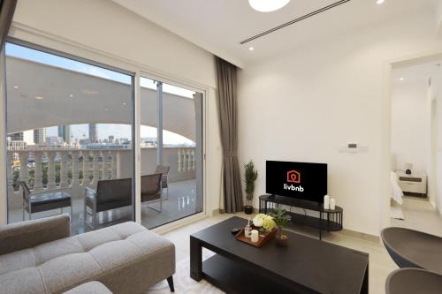 Livbnb-Modern 1BR Oasis with Stunning Terrace, JVC, Dubai