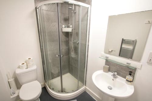 Ideal for groups - 2 Bedroom Apartment - Free Parking, Transit links, Close to Stadiums, Manchester (fotografie 10)