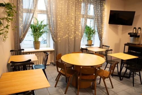 Sala de estar / sala de TV, Hotelik Relax H360 in Lodz