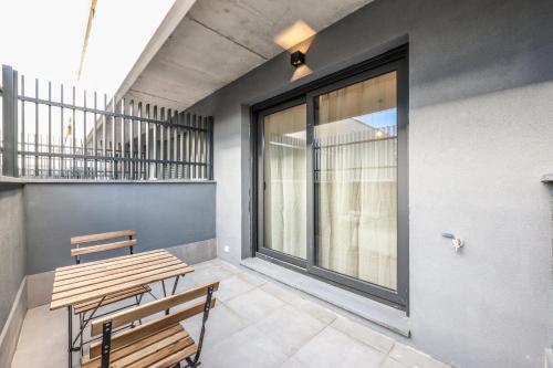 balkon/terras, Elegant Studio with Private Terrace by RentitUP in San Sebastian de los Reyes