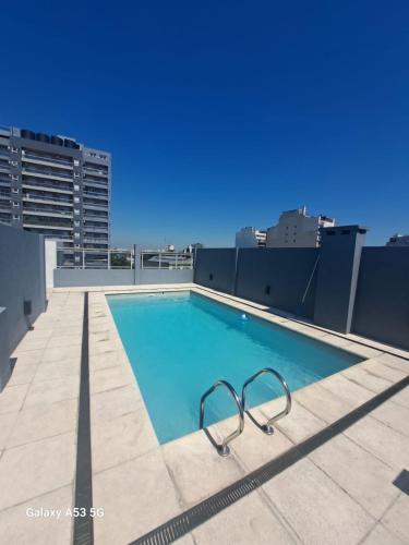 Balcony/terrace, Departamento a estrenar con pileta in Barracas
