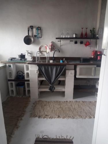 Kitchen, Hostel Jose Mendes in José Mendes