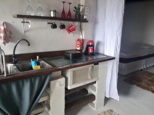 Kitchen, Hostel Jose Mendes in José Mendes