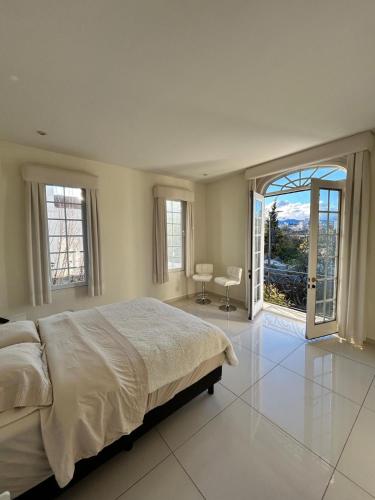 Modern room with balcony