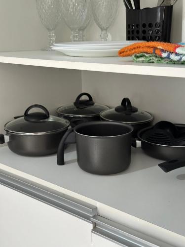 ห้องครัว, Casa com dois quartos e piscina em mineiros in มิเนโรส