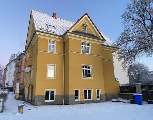 A szálláshely kívülről, Wohnen in der alten Max Selbmann Villa in Hohenstein-Ernstthal