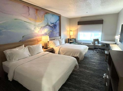 Queen Room with Two Queen Beds and Walk-In Shower - Disability Access