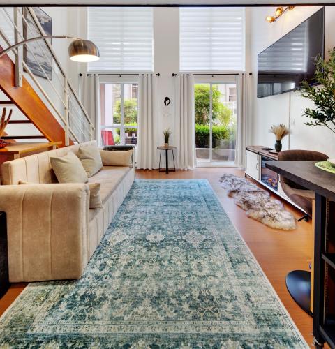 Stylish Two-Story Loft with Rooftop Deck