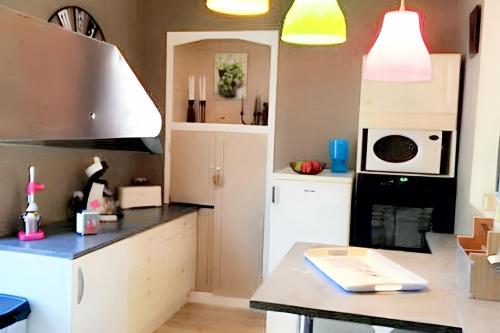 keuken, Studio chaleureux à Puget-Théniers, 27 m² avec vue montagne (Studio chaleureux a Puget-Theniers, 27 m² avec vue montagne) in Puget-Theniers