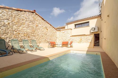 Maison de charme avec Piscine-Clim-Plage à 10min - Location saisonnière - Fleury