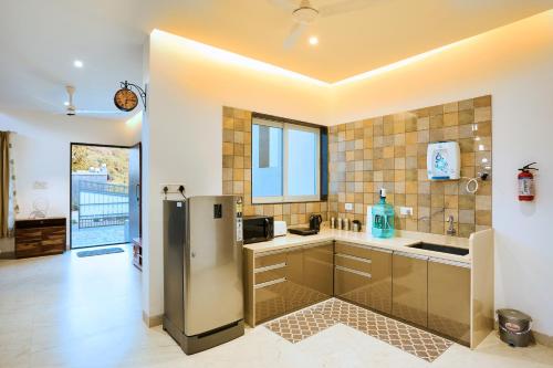 Kitchen, Seven Sands I Daffodil I 3BHK pool Villa in Lonavala