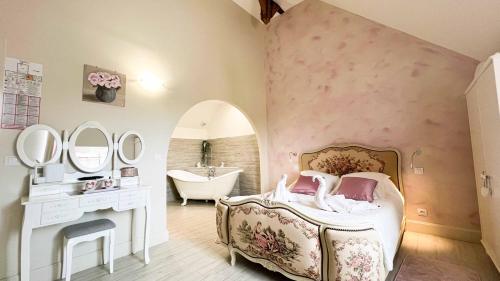 Chambre double Romantique chambre d'hôte Le Buisson