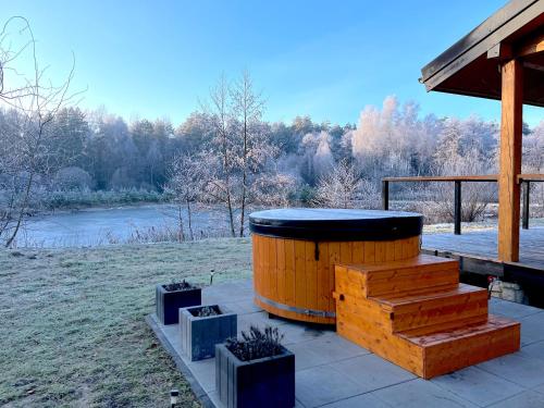 A szálláshely kívülről, 3pokoje - Domek lub Pokój pod lasem na odludziu, jacuzzi, sauna, kominek, Roztocze (3pokoje - Domek lub Pokoj pod lasem na odludziu, jacuzzi, sauna, kominek, Roztocze) in Narol