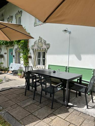 Rõdu/terrass, Ferienwohnung Gartenglück (Ferienwohnung Gartengluck) in Traunstein