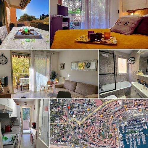 Charmant 2 pièces, traversant, clim, wifi, parking