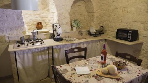 A szálláshely kívülről, Trullo Pesco in Martina Franca