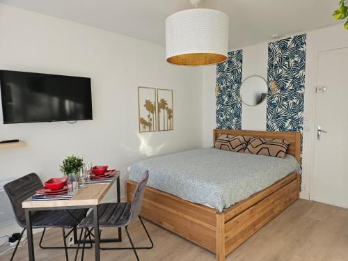 Studio moderne, calme, climatisé, Gréoux-les-Bains