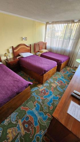 3 double beds