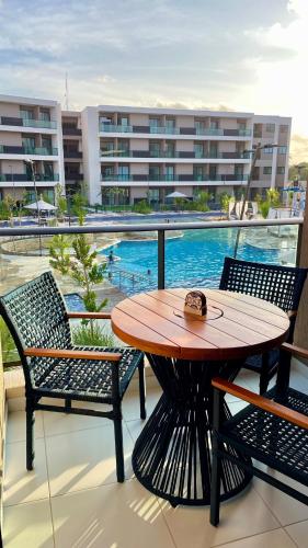 Malia Muro Alto - Porto de Galinhas - Flat para 5 pessoas vista piscinas