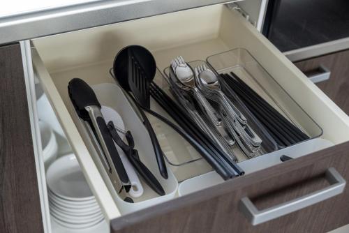 廚房, Biei Relax Stay near 千代田山觀景台