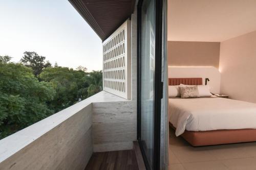 Erkély/terasz, Expo Satelite 2750 Hotel & Suites in Guadalajara külváros