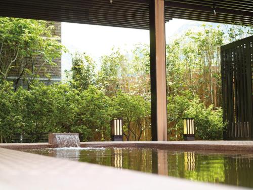 Open air bath, Grand View Resort Beitou in Taipei