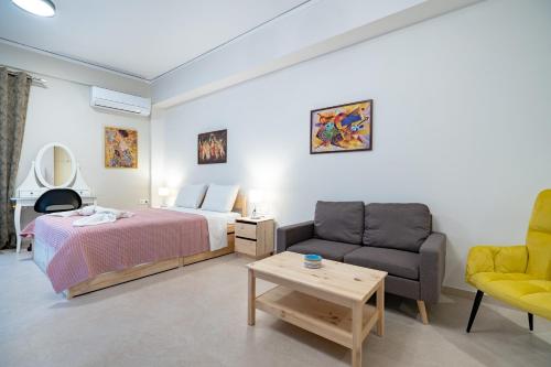 Comfy Studio with private terrace by MPS, Athènes