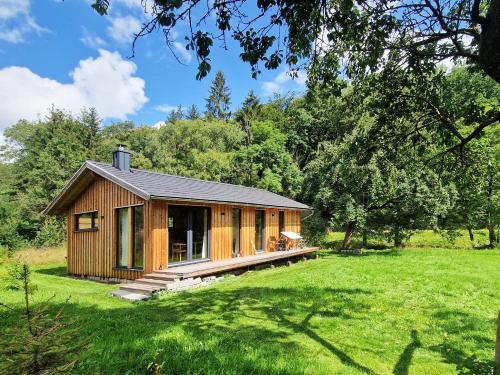 Holzhaus mit Kamin - Am Forellenfluss in Heinersdorf, Deutschland