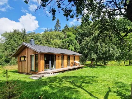Holzhaus mit Kamin - Am Forellenfluss in Heinersdorf, Deutschland