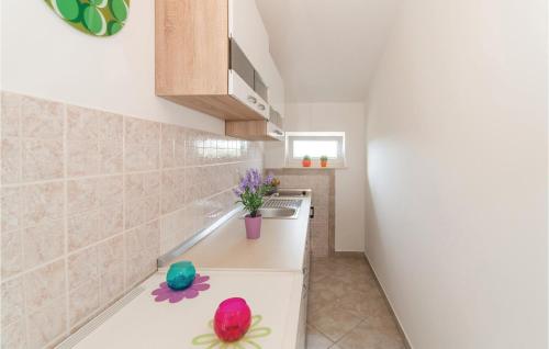 virtuve, 1 Bedroom Amazing Apartment In Kolan in Kolan