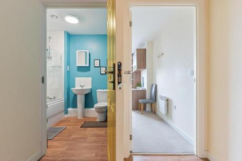 ห้องน้ำ, Tranquil Telford Retreat with 2 Bedrooms in ลอว์ลีย์