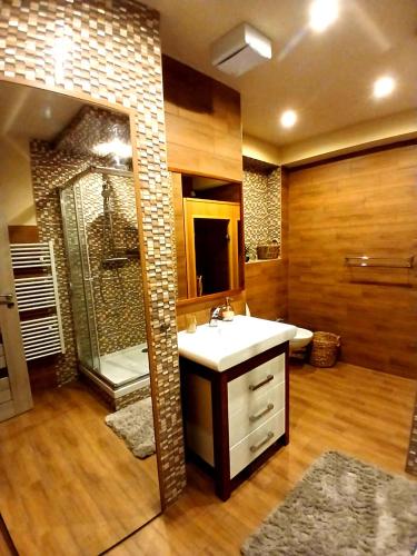 浴室, PANORAMA Family Apartment 45C, Donovaly in 多諾瓦里鎮中心