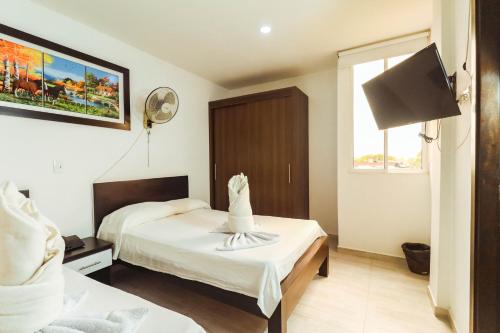 2 twin beds