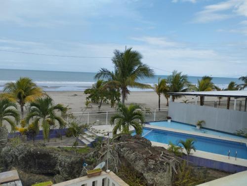 Zwembad, Casa el Morro in Atacames