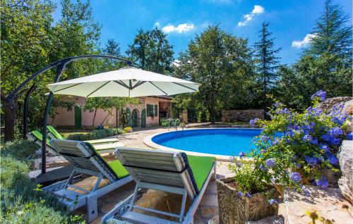 Peldbaseins, Gorgeous Home In Pazin in Zabrežani