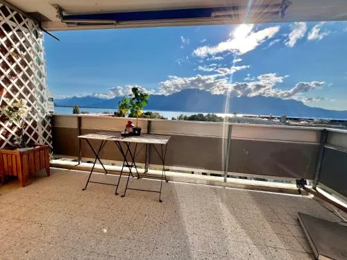 Family Apartment with Lake View | 73 in Clarens, Schweiz