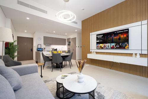 EMAAR GRANDE - Elegant 1 Bedroom Apartment - Infinity Pool - 1min to Dubai Mall and Burj Khalifa, Dubai (Foto 2)