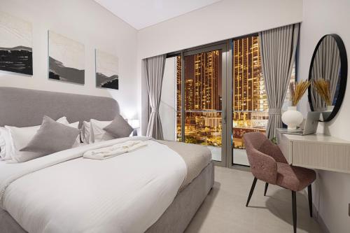EMAAR GRANDE - Elegant 1 Bedroom Apartment - Infinity Pool - 1min to Dubai Mall and Burj Khalifa, Dubai (Foto 8)