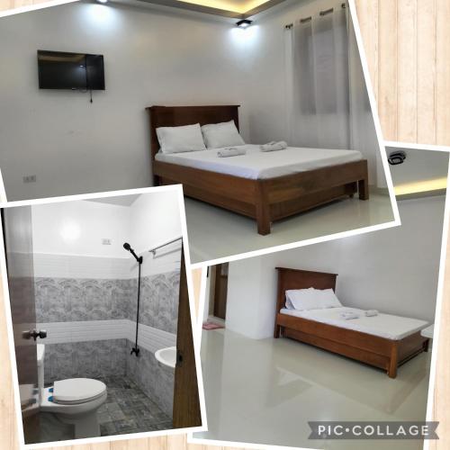 2 queen beds, 2 futon beds