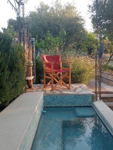 Swimming pool, Goatshed in Asini