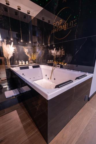 Apartament z jacuzzi, Wiślane Tarasy, Kraków
