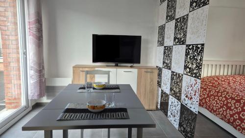 Koplietošanas atpūtas telpa ar TV, L'Écrin de Sérénité (L'Ecrin de Serenite) in Bousbecque