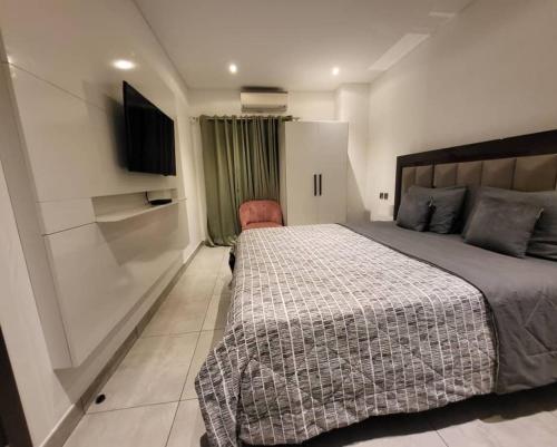 Cozy & Luxurious East Legon Apt with gym, pool & rooftop, Akra (zdjęcie 9)