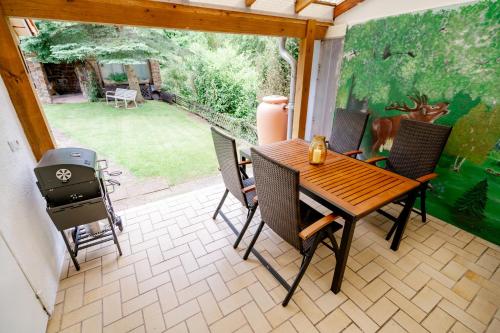 Iekārtas, birds-nest Ferienwohnung Waldblick Kamin in Stetten (Baden-Wurttemberg)